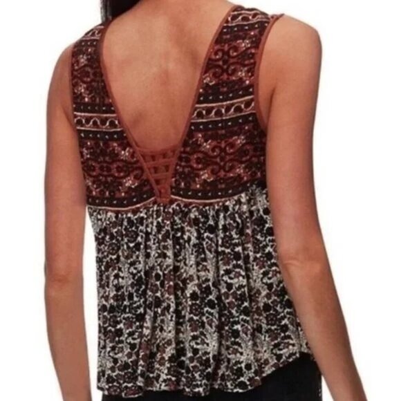 Free People Linen Crop Top - Picture 3 of 6